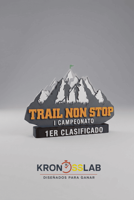 TROFEO DE TRAIL NON STOP comprimido TROFEO DE TRAIL NON STOP personalizado