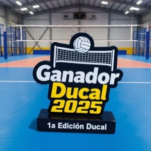 trofeo personalizado 3D