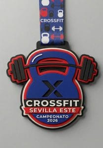medalla personalizada crossfit sevilla este