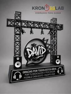 placa personalizada conmemorativa