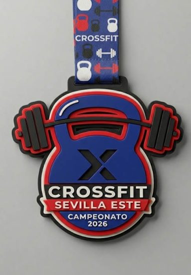 medalla personalizada crossfit sevilla este
