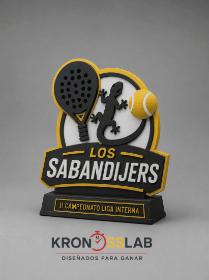 trofeo padel personalizado sabandijers 1